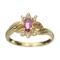 APP: 1k 14 kt. Gold, 0.31CT Oval Cut Ruby Ring
