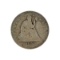 1858 Liberty Seated Quarter Dollar Coin