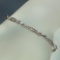 APP: 3.3k *Fine Jewelry 14KT White Gold, 0.50CT Round Brilliant Cut Diamond Bracelet (VGN A-309)