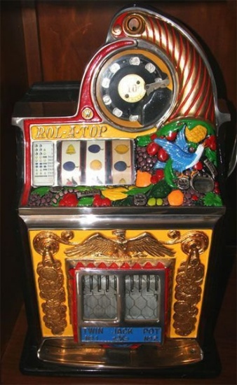 Rolatop Wattling Slot Machine - Fully Restored -P-