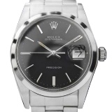 *Mens 1974 Vintage Rolex Oysterdate Precision 6694 Black Dial Manual Watch