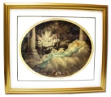 Icart (After) - The Sleeping Beauty - Museum Framed Print 28x32