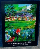 Hand Signed LeRoy Neiman: 2000 PGA Championship