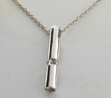 ''The New Genesis'' Diamond and Sterling Silver Necklace