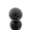 APP: 1k Rare 687.00CT Sphere Cut Black Agate Gemstone