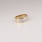 *Fine Jewelry Custom Made 18kt Gold And 2.00CT Princess Cut Diamond Ring (FR F523)