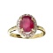 APP: 3.7k Fine Jewelry 14KT White/Yellow Gold, 2.50CT Ruby And Diamond Ring