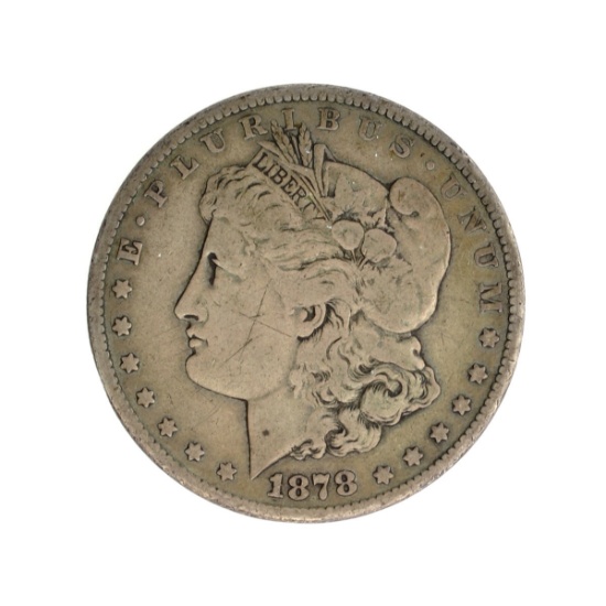 1878-CC Morgan Silver Dollar Coin