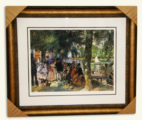 Renoir (After) -Limited Edition Numbered Museum Framed-Numbered