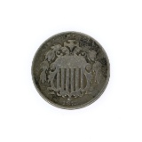 Rare 1876 Shield Nickel Coin