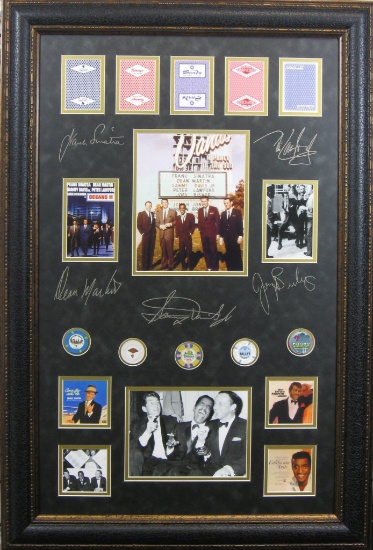 Rat Pack Chips & Casino Cards - Plate Signatures