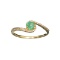APP: 0.8k Fine Jewelry, Designer Sebastian 14KT Gold, 0.24CT Round Cut Emerald And Diamond Ring