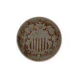 1867 Shield Nickel Coin