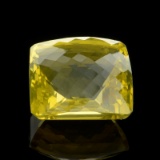APP: 6.5k 76.50CT Emerald Cut Golden Citrine Quartz Gemstone