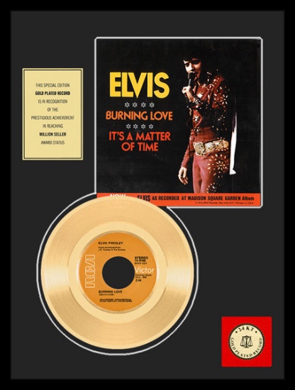 ''Burning Love'' Gold Record