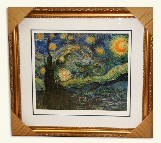 Van Gogh (After) -Limited Edition Museum Framed Print-Numbered