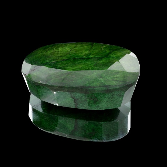 APP: 11.4k 1419.80CT Oval Cut Green Beryl Emerald Gemstone