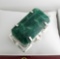 APP: 11.4k Fine Jewelry Designer Sebastian 263.25CT Emerald Cut Emerald and Sterling Silver Pendant