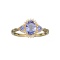 APP: 1.6k Fine Jewelry, Designer Sebastian 14KT Gold, 0.93CT Tanzanite And Diamond Ring