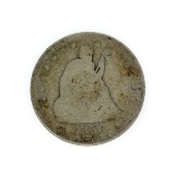 Rare 1856 Liberty Seated Quarter Dollar Coin