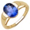 APP: 4.4k *Fine Jewelry 14 kt. Gold, 2.60CT Oval Cut Tranzanite Ring (Q R13125TAN_14K YG)