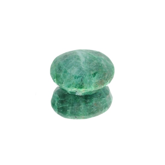 APP: 3.3k 44.63CT Oval Cut Green Emerald Gemstone