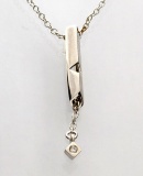 ''The New Genesis'' Diamond and Sterling Silver Necklace