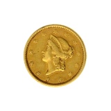 1851 $1 U.S. Liberty Head Gold Coin - Great Investment - (JG PS)