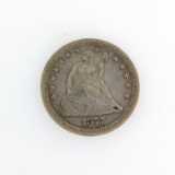 1877-S Liberty Seated Quarter Dollar Coin