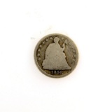 1858 Liberty Seated Half Dime Coin