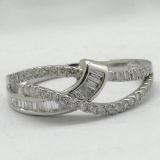 *Fine Jewelry 14 kt. White Gold, 0.45CT Diamond Ring (Q 11-0045)