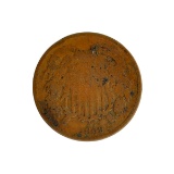 1869 Two-Cent Coin