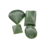 APP: 1.7k 208.67CT Various Shapes And sizes Nephrite Jade Parcel