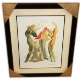 Salvador Dali (After) 'La Danse' Museum Framed & Matted Print