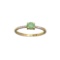 APP: 0.6k Fine Jewelry 14KT Gold, 0.21CT Green Emerald And Diamond Ring