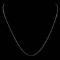 *Fine Jewelry 14KT White Gold, 3.6GR, 18'' Double Bead Chain (GL 3.6-8)