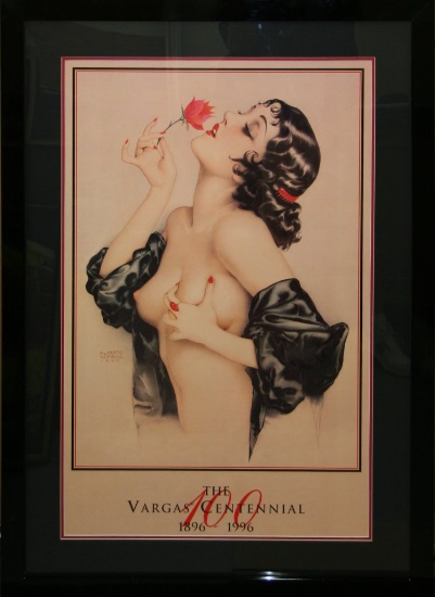 Alberto Vargas (After) Exquisitely Museum Framed & Matted Print