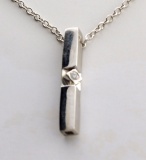 ''The New Genesis'' Diamond and Sterling Silver Necklace