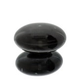 APP: 1.3k Rare 936.00CT Sphere Cut Black Agate Gemstone