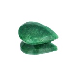 APP: 4.8k 64.18CT Pear Cut Green Emeral Gemstone