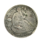 1876 Liberty Seated Half Dollar Coin