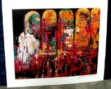 Hand Signed LeRoy Neiman: Metropolitan Opera House