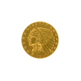 *1925-D $2.5 Indian Head Gold Coin (DF)