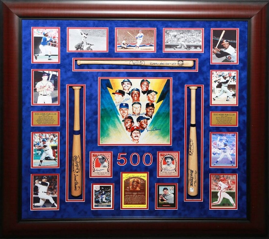 500 Homerun Collage with Bats