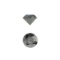 APP: 0.2k 0.27CT Round Cut Black Diamond Gemstone