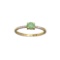 APP: 0.6k Fine Jewelry 14KT Gold, 0.21CT Green Emerald And Diamond Ring