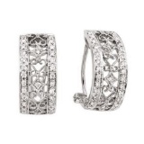 *Fine Jewelry, 14KT White Gold, 0.42CT Diamond Earrings (GL WE9325D4)