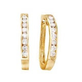 *Fine Jewelry, 14KT Gold, 1.00CT Diamond Earrings (GL E28D5)