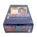 1990 - 91 Season NBA Hoops Basketball Card Set (Unopen)
