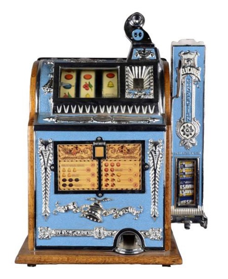 Rare Antique 5¢ Mills Operators Bell Vender Slot Machine -P-